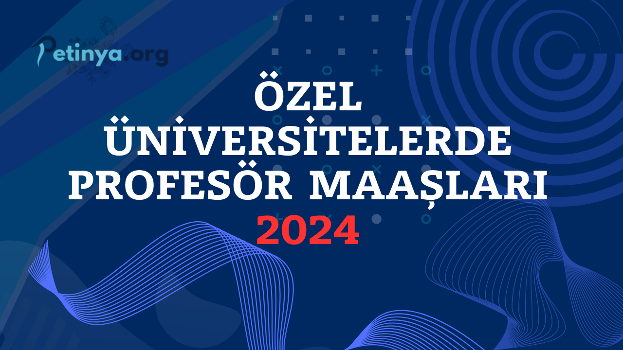 (Vakıf) Özel Üniversitelerde Profesör Maaşları (2024)