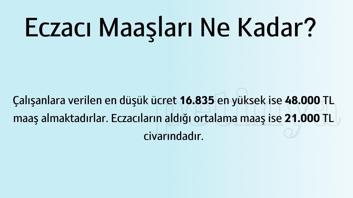 eczaci maasi ne kadar