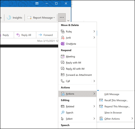 Outlook Mail Geri Cekme Nasil Yapilir 2
