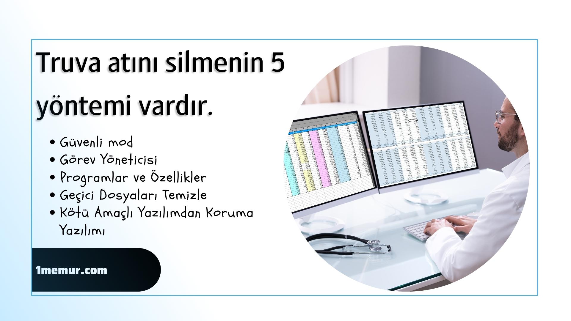 truva ati virusu temizleme islemi