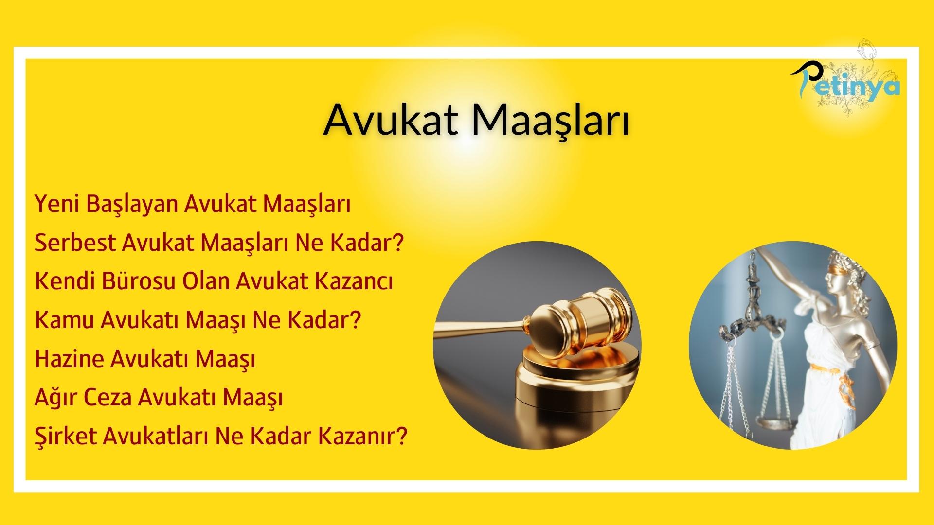 Avukat Maaşları 2024