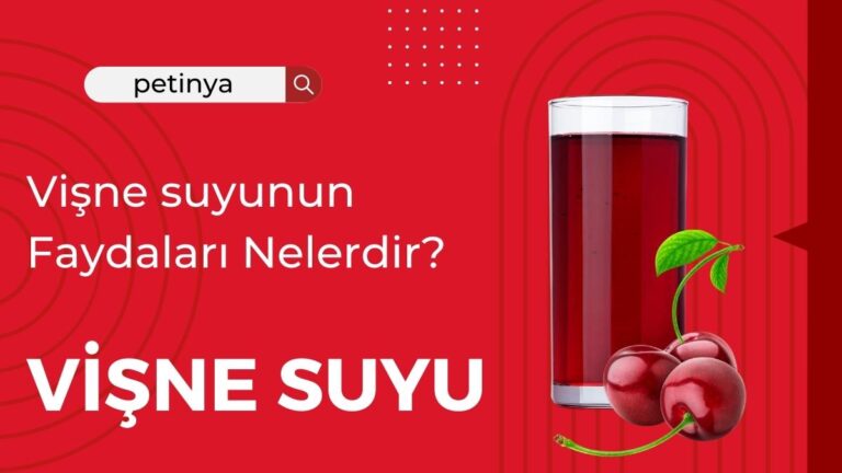 visne suyunun faydalari nelerdir