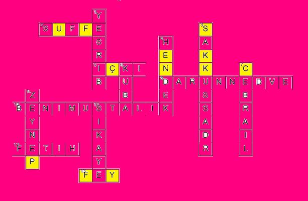 Peygamberimizle ilgili bulmaca