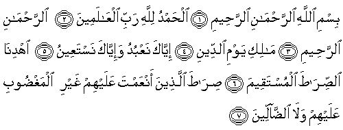 Fatihada kelime yanlışlığı