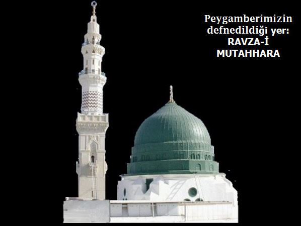 Peygamberimizin defnedildiği kabrin adı nedir?
