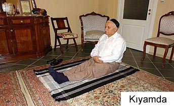 Oturarak namaz nasıl kılınır resimli anlatım