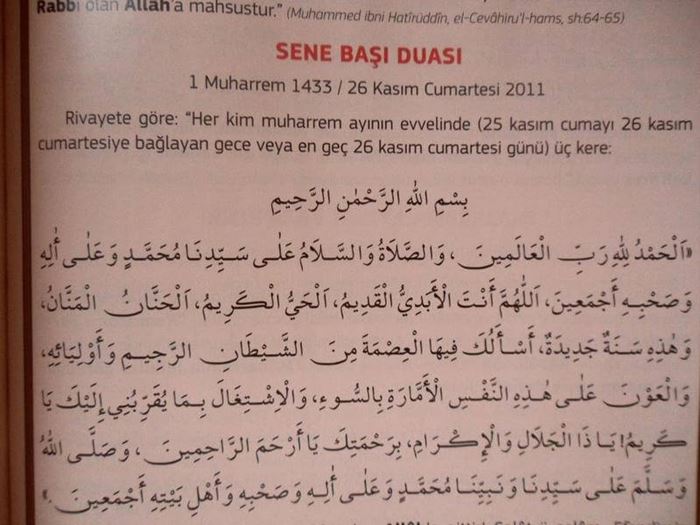 Sene sonu ve başı duaları hangileridir?