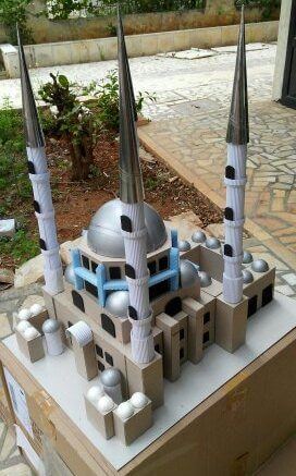 Kartondan cami nasıl yapılır?