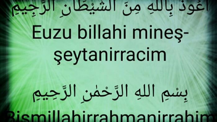 Besmelenin söyleniş şekilleri ve anlamları