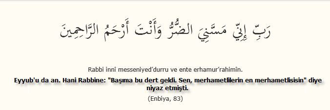 Behcet hastalığı için okunacak dua