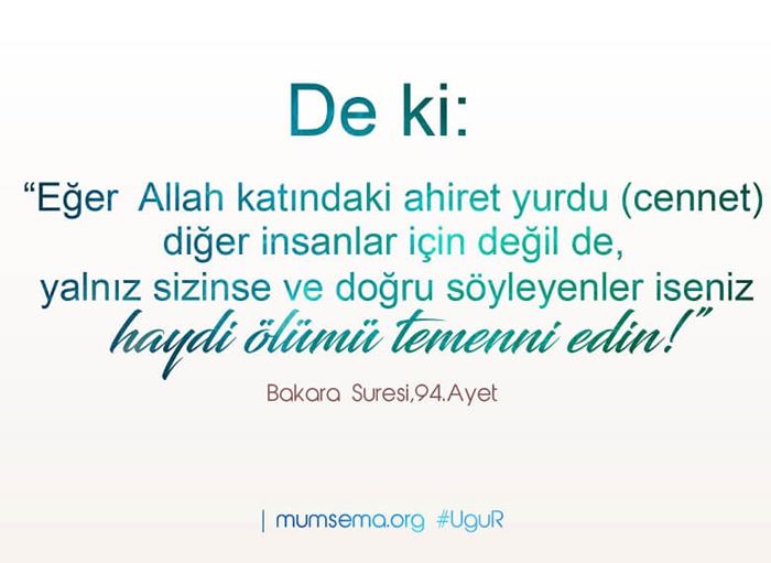 Ölmeyi istemek günah mı