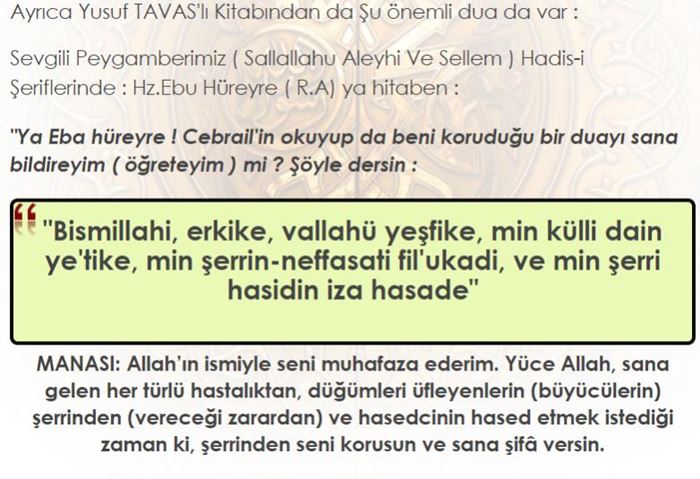 Kısmet için dua örneği