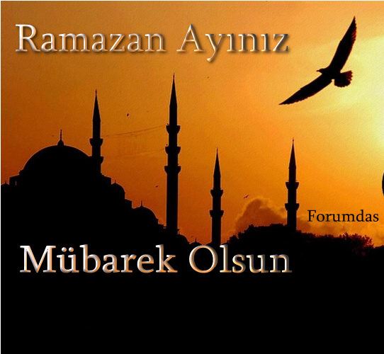 Ramazan ayıyla ilgili bir afiş