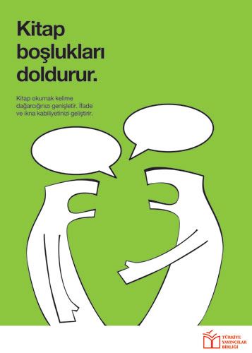 Kitap okumanın faydaları ile ilgili afiş