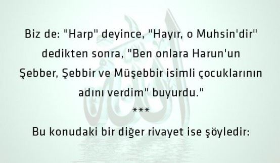 Allahın Sevdiği ve Sevmediği İki İsim