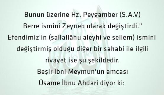 Allahın Sevdiği ve Sevmediği İki İsim