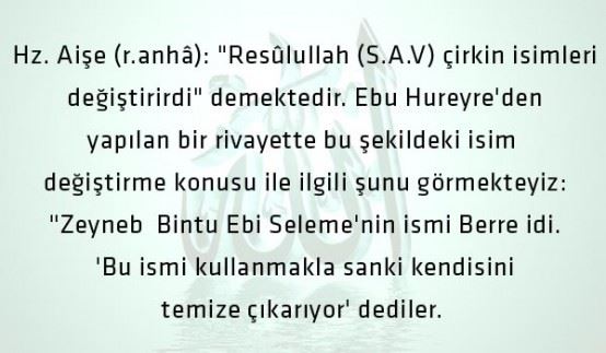 Allahın Sevdiği ve Sevmediği İki İsim