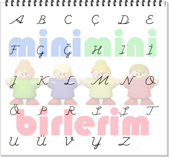 Eğik El Yazısı Küçük Harfler