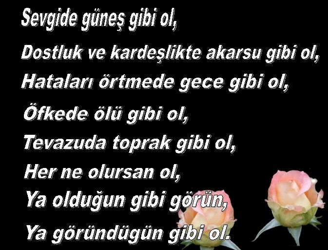 Hazreti mevlanadan güzel sözler