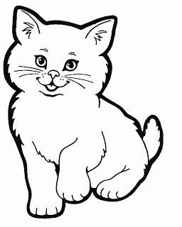 Çoçuklara Minik Kedicikler Resimleri (Boyama Resimleri)