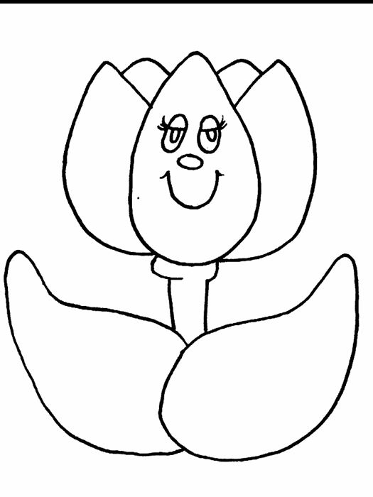 Çoçuklara Lale Çiçeği Ve Arı Resimleri (Boyama Resimleri)