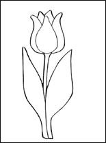 Çoçuklara Lale Çiçeği Ve Arı Resimleri (Boyama Resimleri)