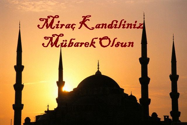 Mirac kandili resim ve kartlar