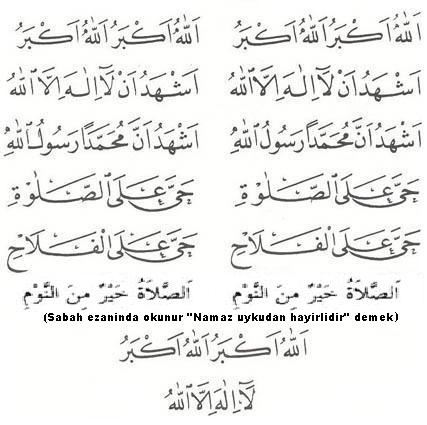 Ezanı Şerif Ne Demektir?