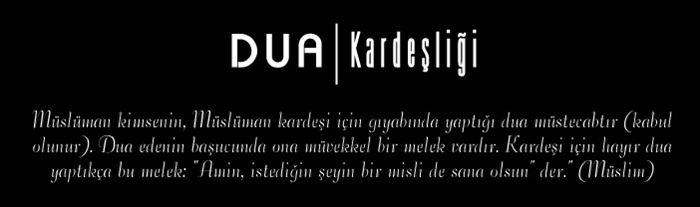 Kardeşlik Duamız