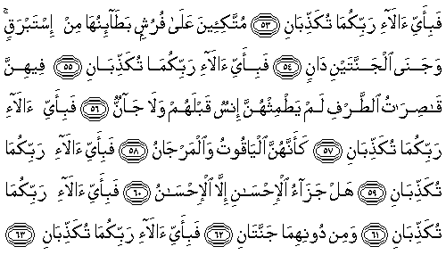 Kuran’ı Kerim Arapça (rahman Suresi ve türkcesi )