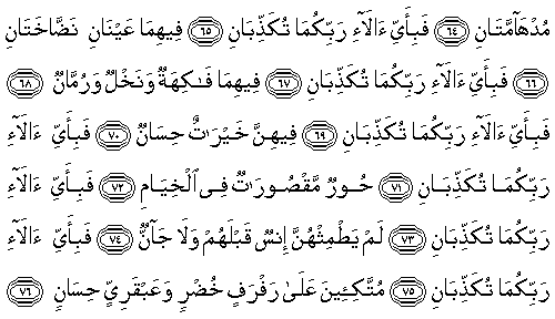 Kuran’ı Kerim Arapça (rahman Suresi ve türkcesi )