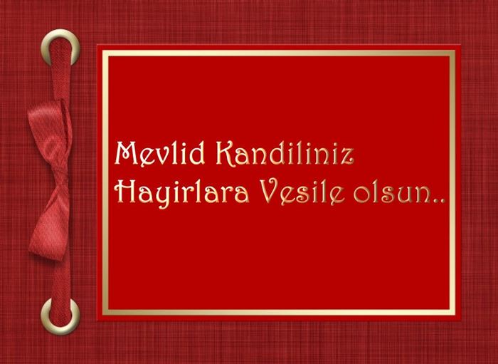 Mevlid kandili resim ve kartlar