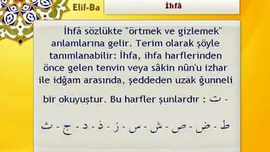 İhfa Harfleri