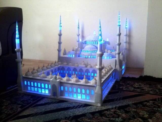 Kartondan cami maketi nasıl yapılır