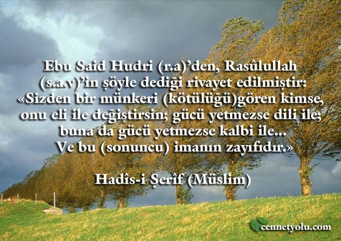 Güzel davranışlarla ilgili hadis mealleri resimli hadisler…