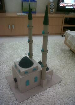 Kolay cami maketi nasıl yapılır?