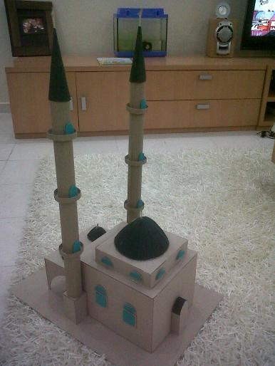 Kolay cami maketi nasıl yapılır?