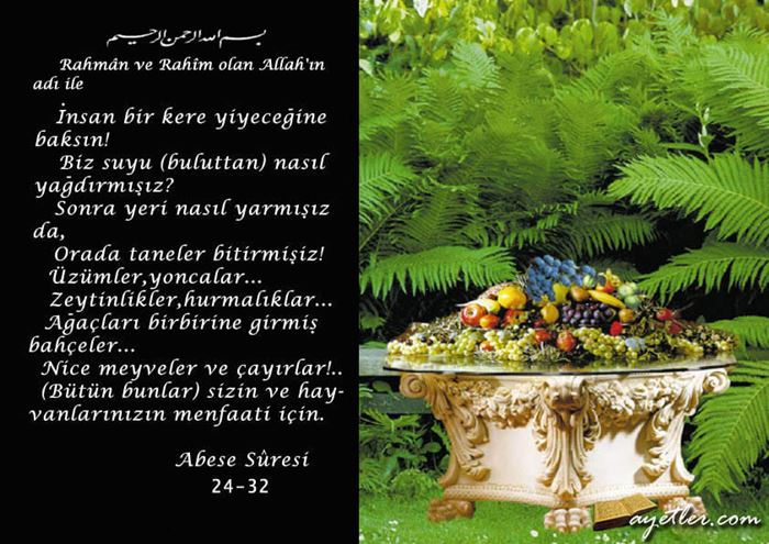 Güncel Resimli Ayetler