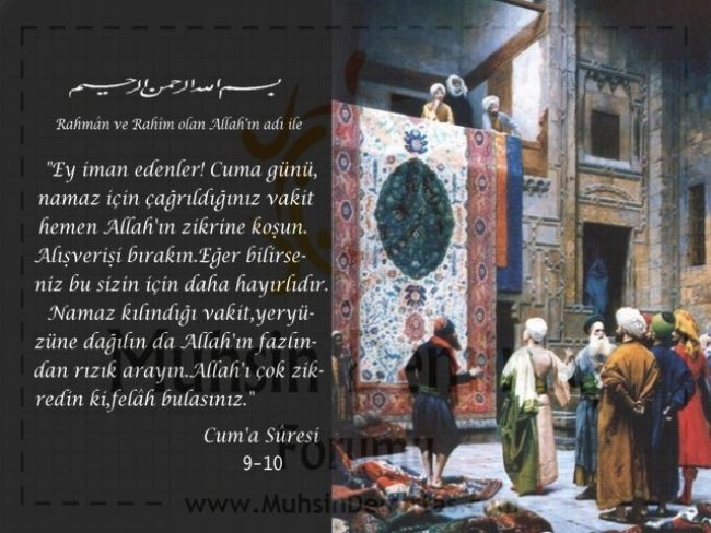 Ayetlerle cuma mesajları