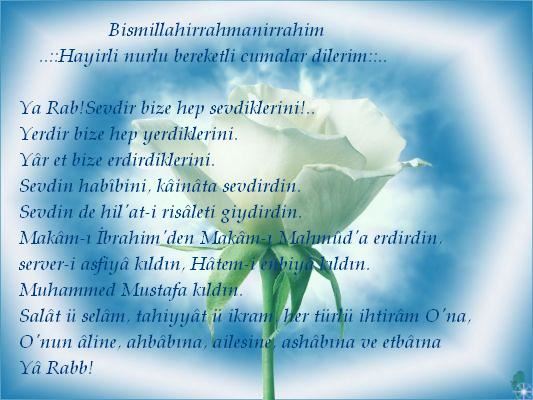 Hadisli cuma mesajları