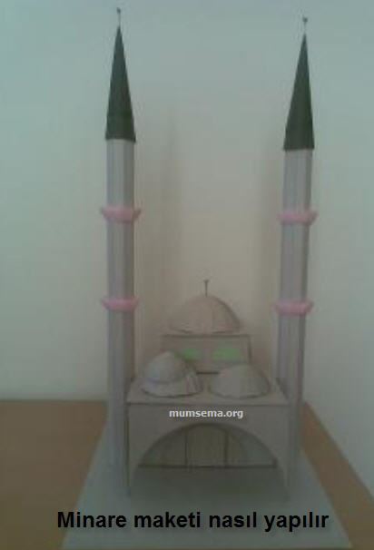 Minare maketi nasıl yapılır?
