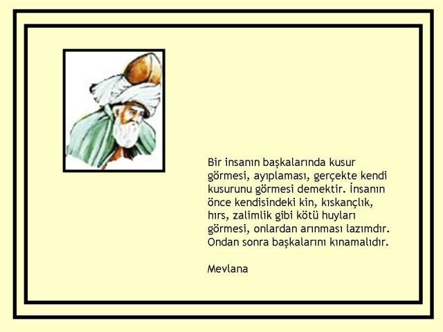 Mevlana’dan İnciler(resimli yazılar)
