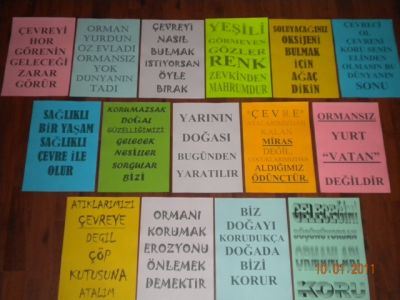 Orman haftası ile ilgili  resimli sözler