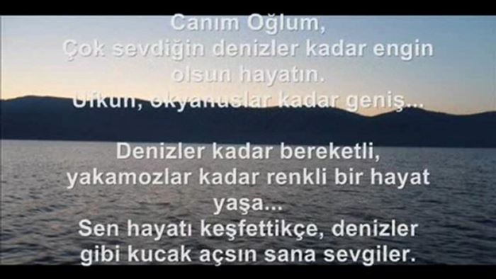 Seni seviyorum oğlum (resimlerle)