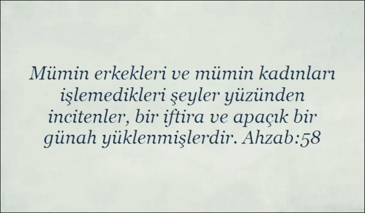 iftira hakkında