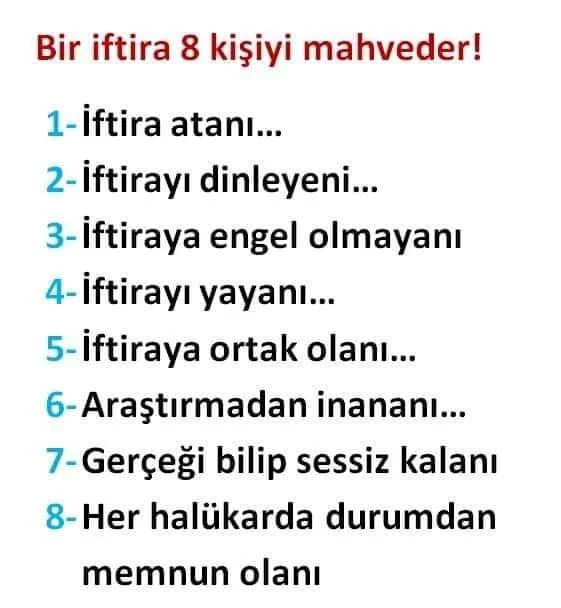 İftira hakkında 
