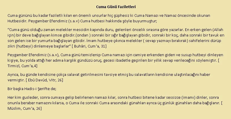 Cuma günü