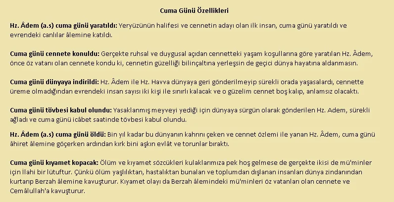 Cuma günü