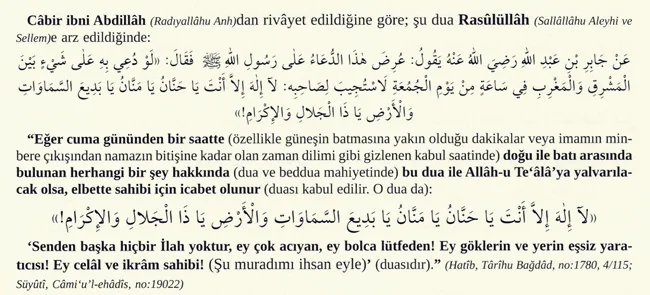 Cuma günü okunacak