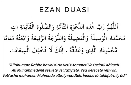 Ezan duası